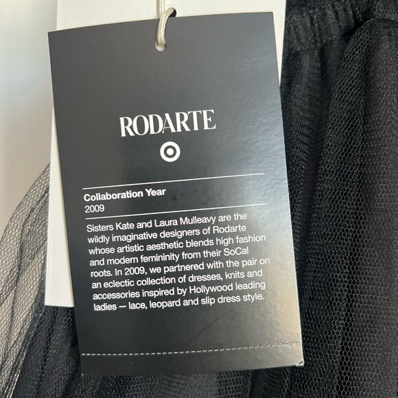 Rodarte x Target Black Silk Lace Tulle Babydoll Dress *Brand New with Tags* - Picture 3 of 5